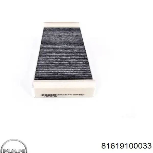 Фильтр воздушный отопителя MAN 81619100033 цена, от 20.75 USD