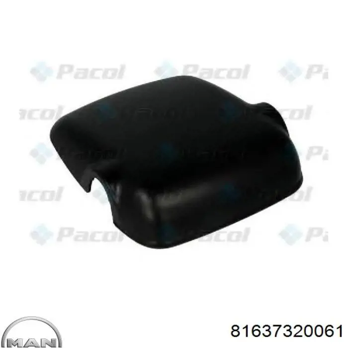 Накладка (крышка) зеркала заднего вида MANMR043L Pacol