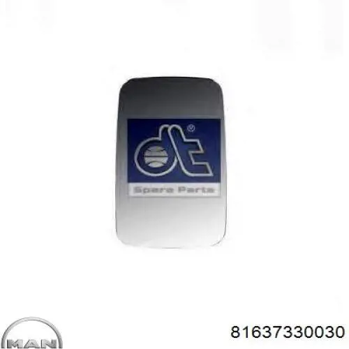 81637330030 MAN Стекло зеркала заднего вида