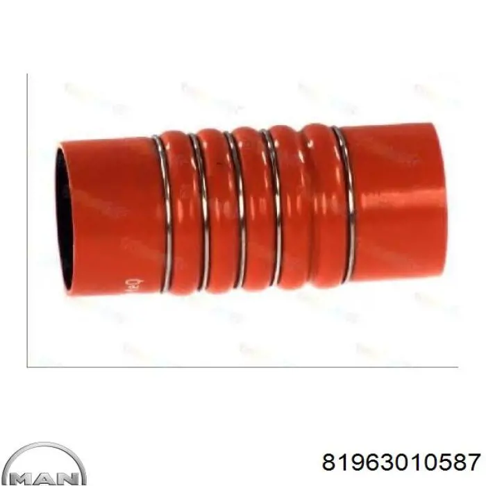 81963010587 MAN Патрубок интеркуллера