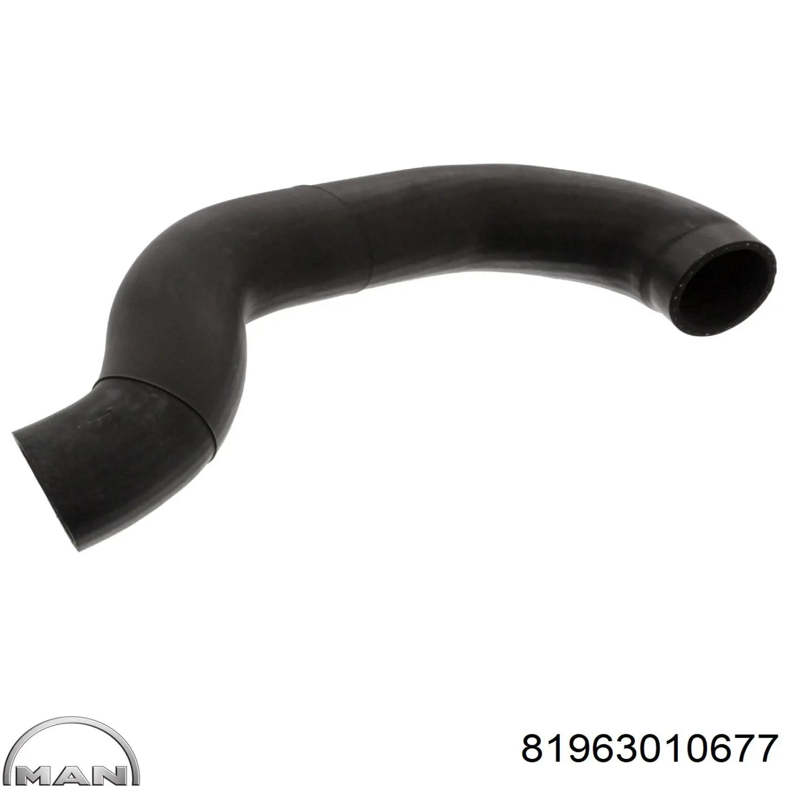 Купить 81963010677 MAN Патрубок радиатора