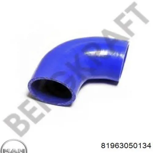 Патрубок интеркулера 81963050134 MAN