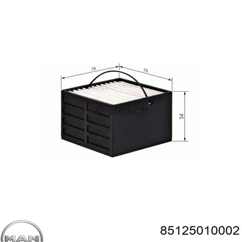 Купить 85125010002 MAN Фильтр-отстойник топлива грубой очистки