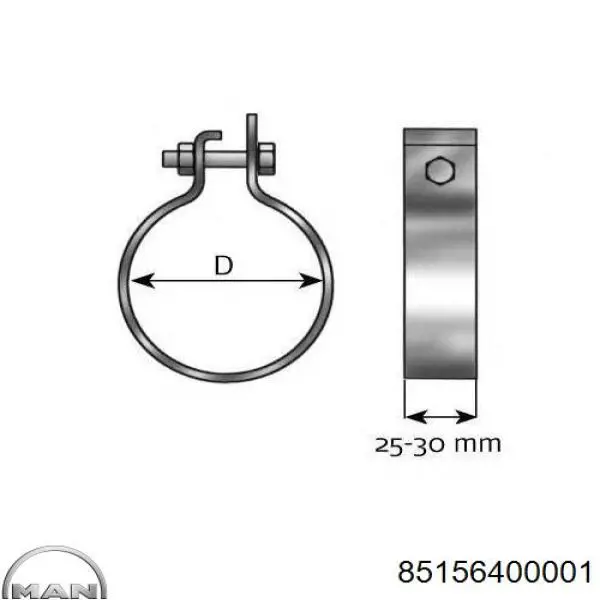  MAN 85156400001 цена, от 3.96 USD
