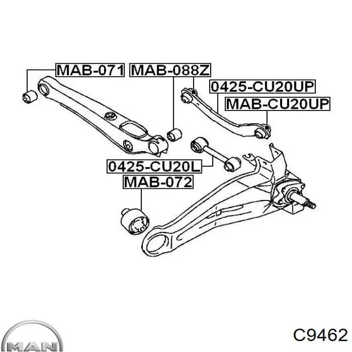 Элемент воздушного фильтра MAN C9462 цена, от 15.94 USD