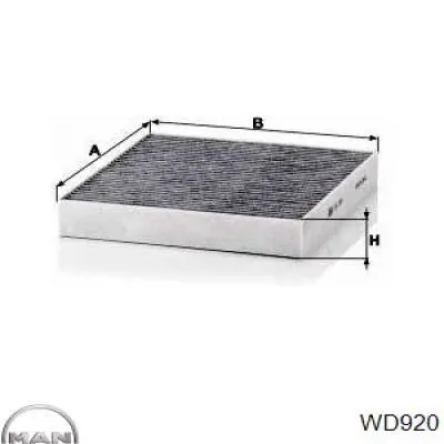 WD920 MAN Фильтр гидравлической системы