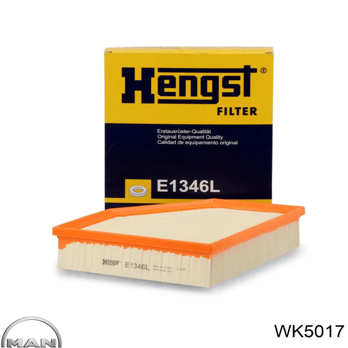 Фильтр тонкой очистки топлива MAN WK5017 цена, от 46.83 USD