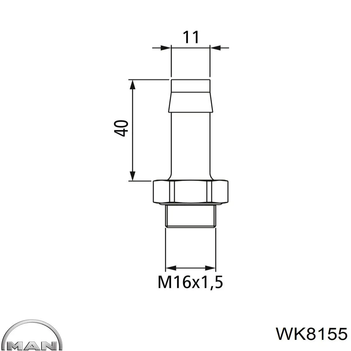 FS19830 Fleetguard Фильтр топлива
