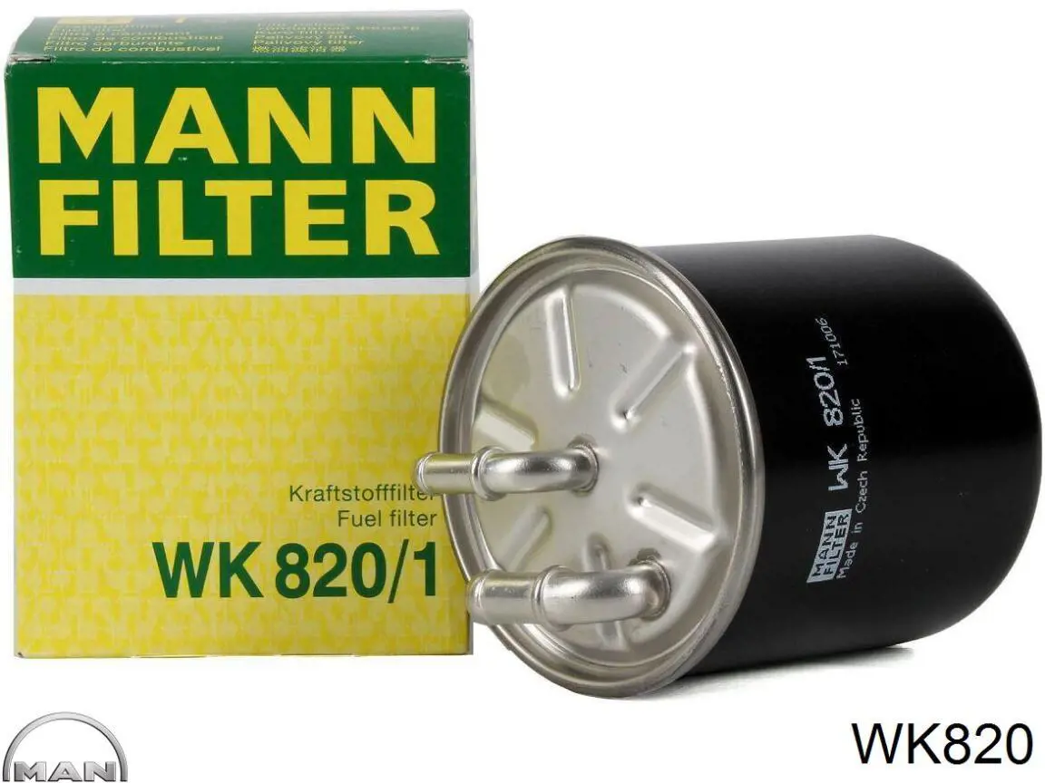 Фильтр тонкой очистки топлива MAN WK820 цена, от 9.69 USD
