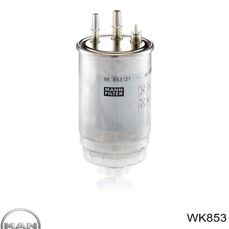 WK853 MAN топливный фильтр
