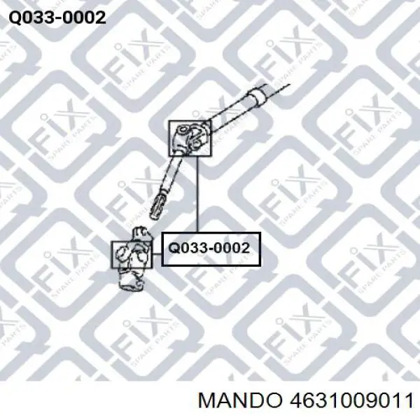 Купить 4631009003 Ssang Yong Вал рулевой колонки