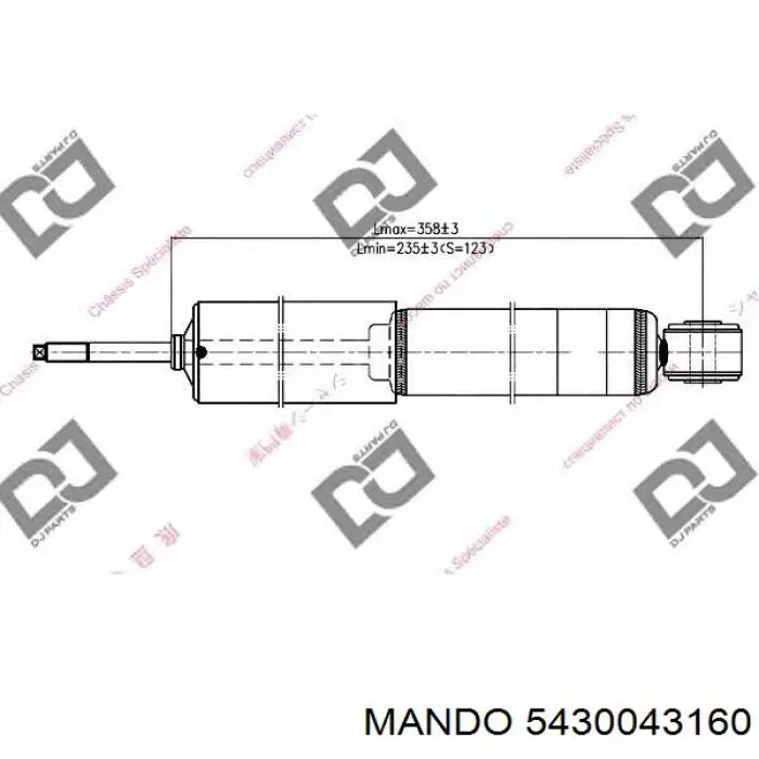 Купить 33018F Sato Tech Амортизатор передней подвески