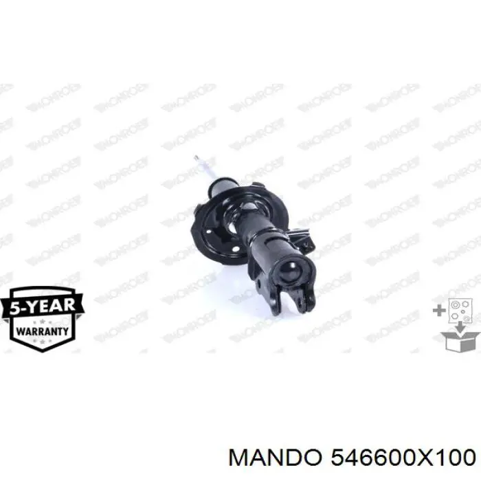 Купить 546600X100 Mando Амортизатор подвески передний правый