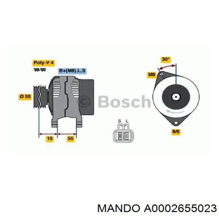 Автомобильный генератор Hyundai/Kia A3730023720 цена, от 79.10 USD