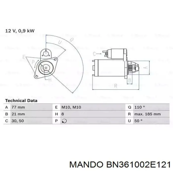 BN361002E121 Mando