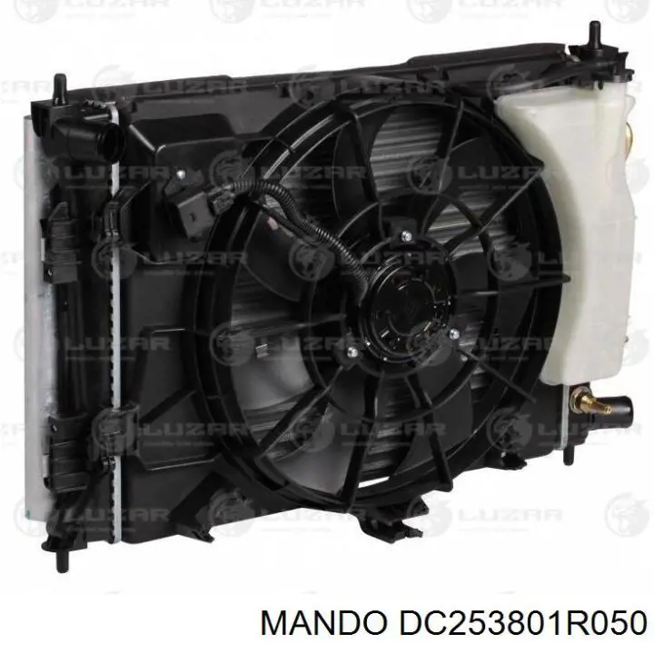 DC253801R050 Mando Диффузор радиатора охлаждения в сборе с мотором