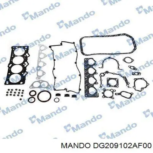 Комплект прокладок двигателя DG209102AF00 Mando