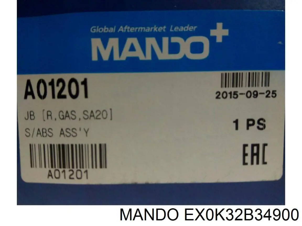 Амортизатор передний левый EX0K32B34900 Mando