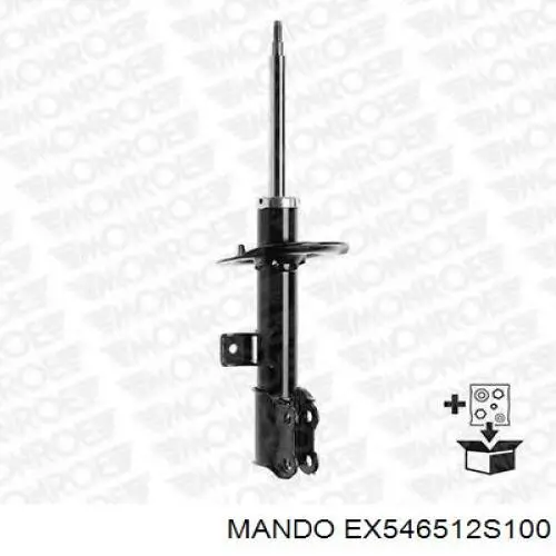 EX546512S100 Mando амортизатор передний левый