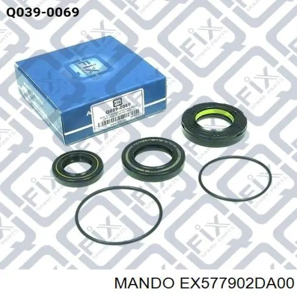 Kit de reparação da cremalheira da direção (do mecanismo), (kit de vedantes) para Hyundai Elantra 