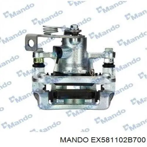 Суппорт тормозной передний левый EX581102B700 Mando