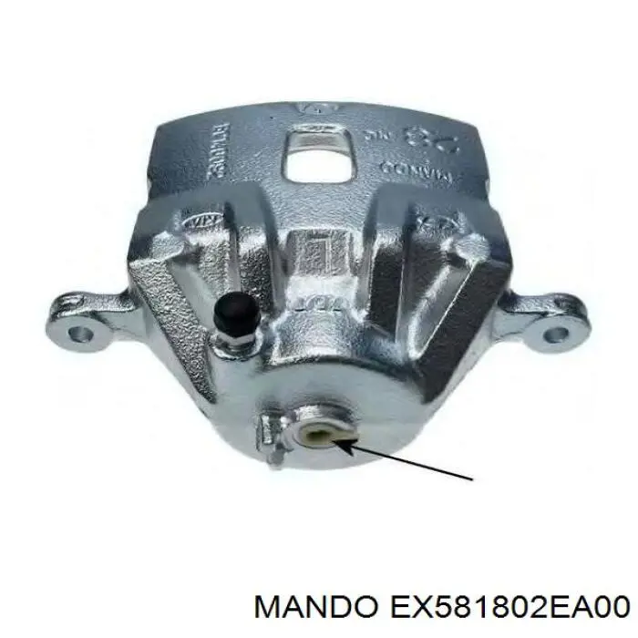 Суппорт тормозной передний левый EX581802EA00 Mando
