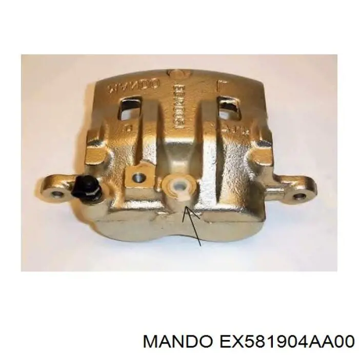 Суппорт тормозной передний правый EX581904AA00 Mando