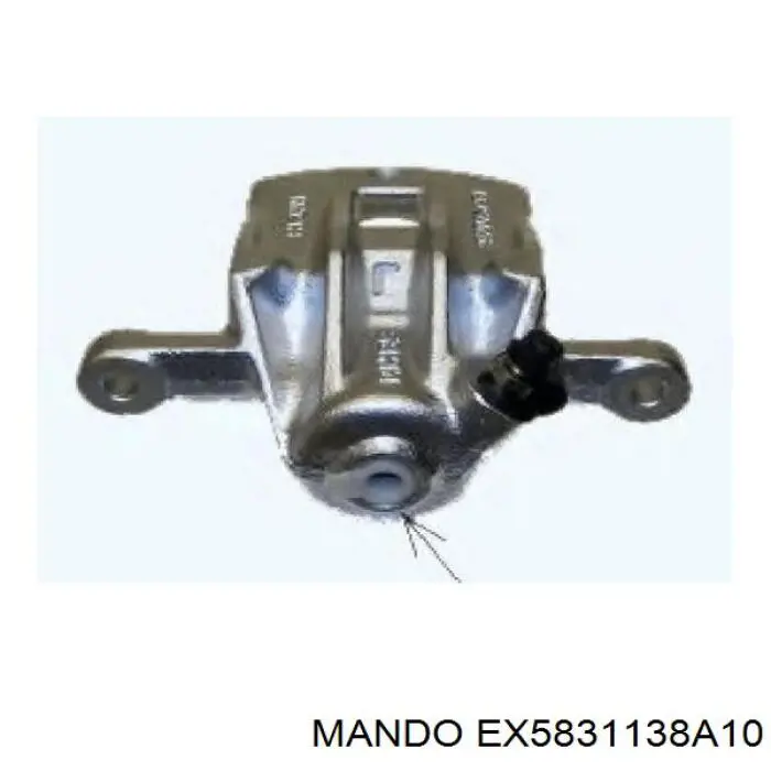 Суппорт тормозной задний правый Mando EX5831138A10