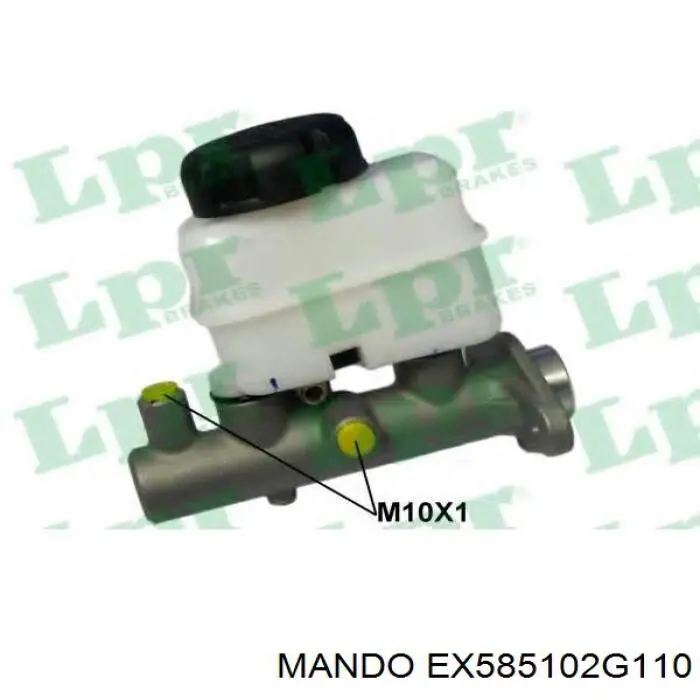 Цилиндр тормозной главный Mando EX585102G110