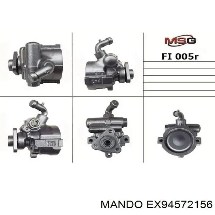 Насос ГУР EX94572156 Mando