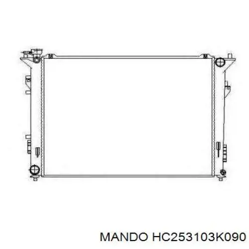 HC253103K090 Mando радиатор