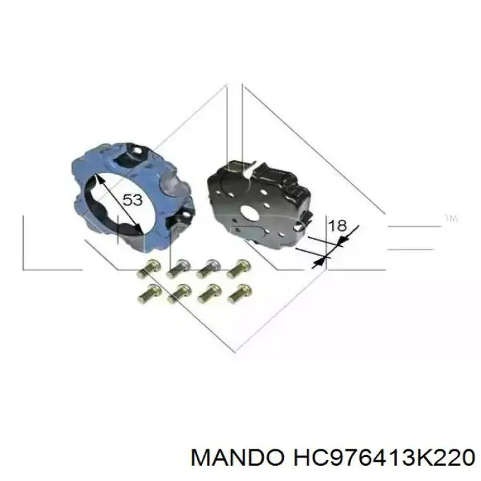  Acoplamento (bobina magnética) do compressor de aparelho de ar condicionado KIA Magentis II sedan (MG) (2005 - 2008) II