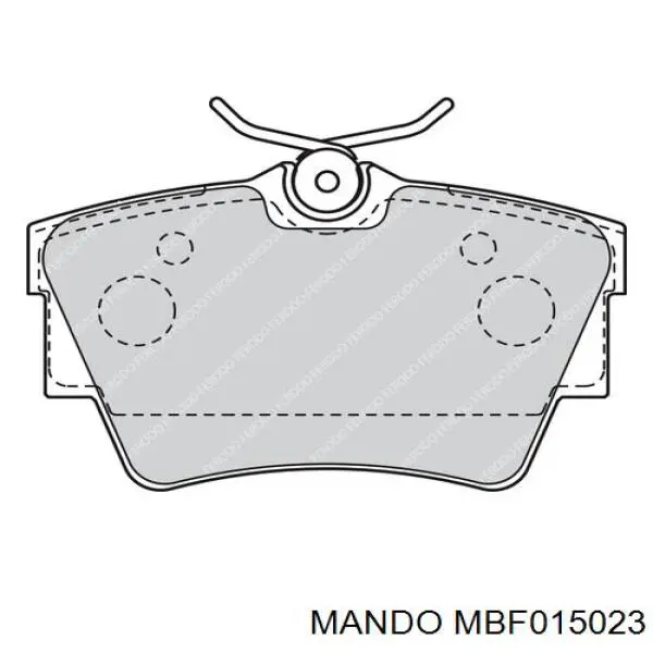 Колодки дисковые  Mando MBF015023 цена, от 17.12 USD