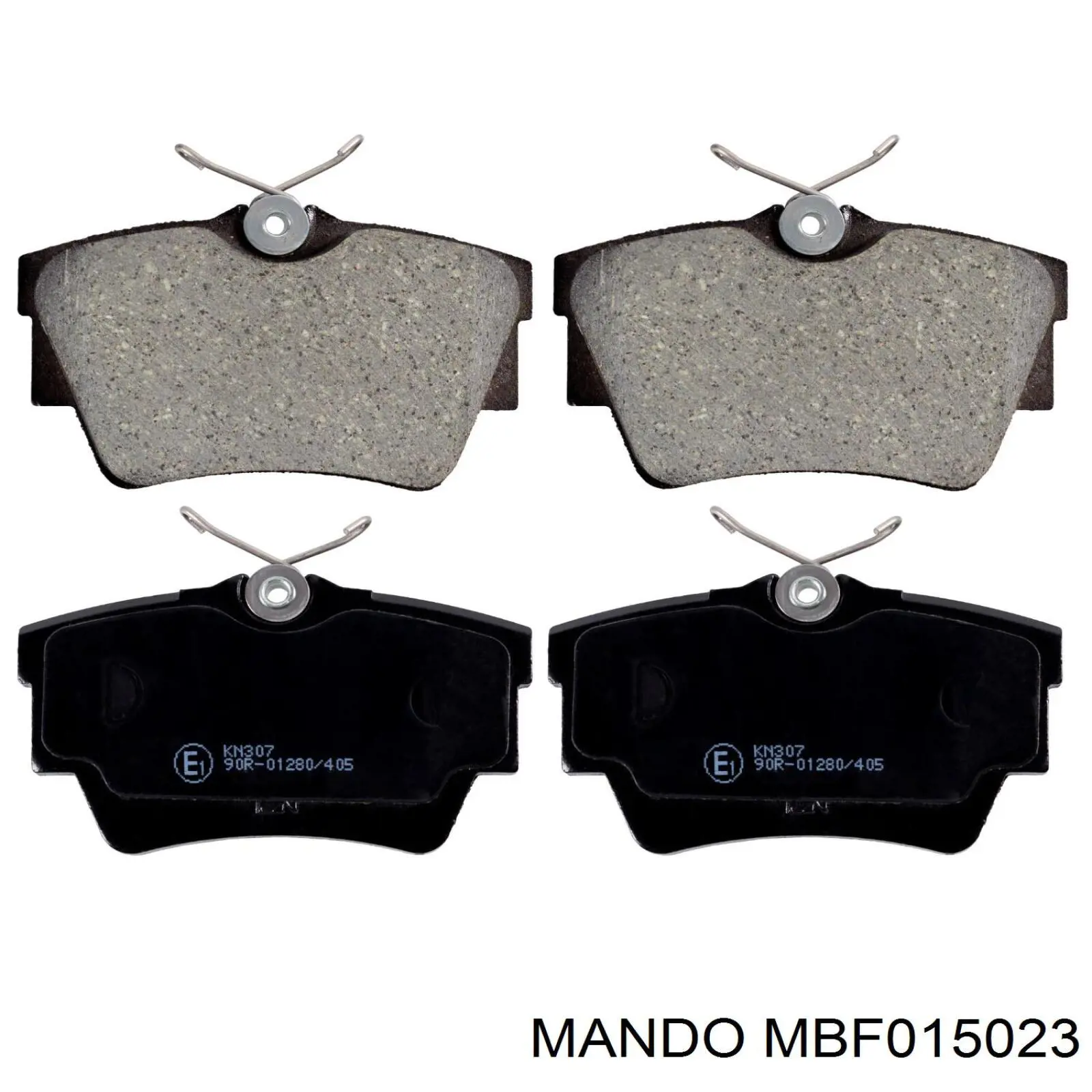 MBF015023 Mando Колодки тормозные дисковые комплект