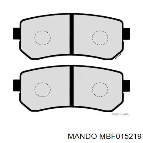 Колодки дисковые  Mando MBF015219 цена, от 17.18 USD