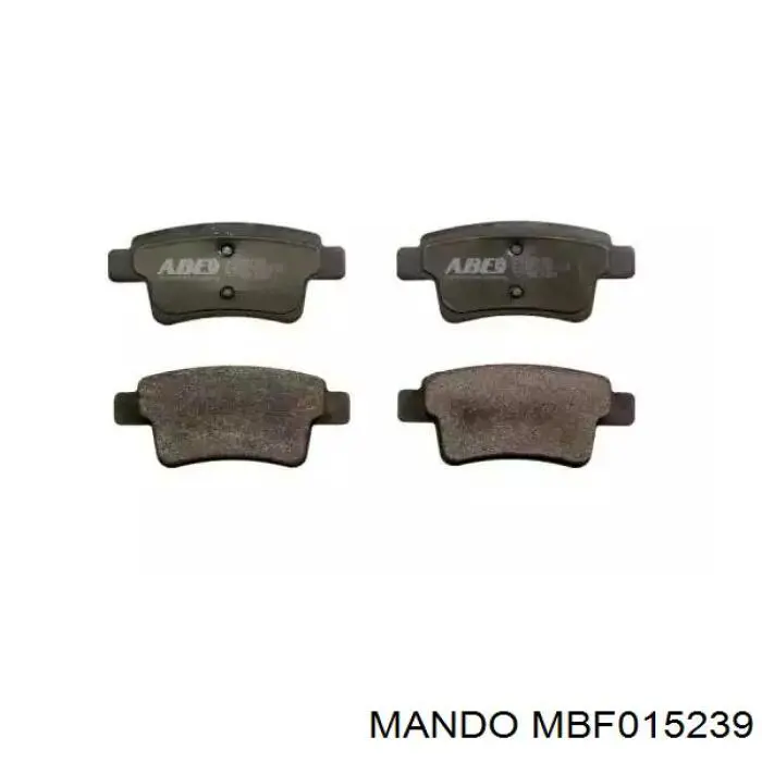MBF015239 Mando задние тормозные колодки