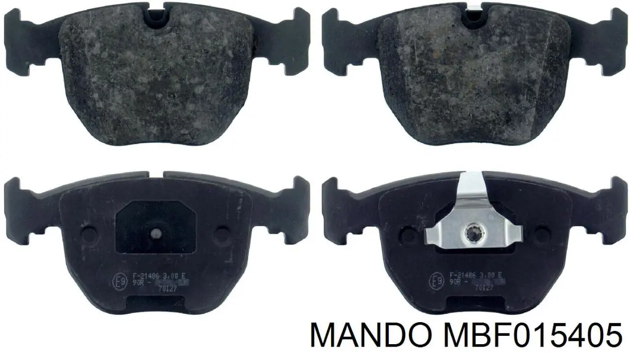 MBF015405 Mando Колодки передние