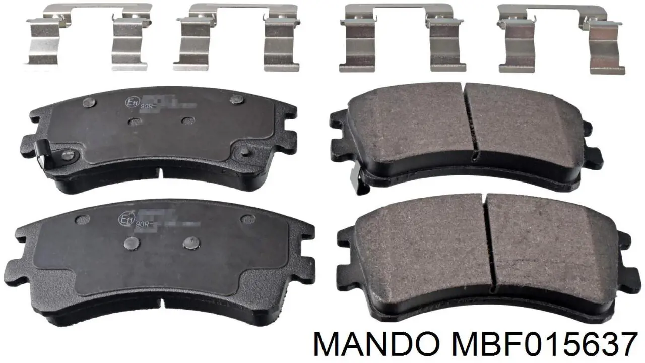 Передние тормозные колодки MBF015637 Mando