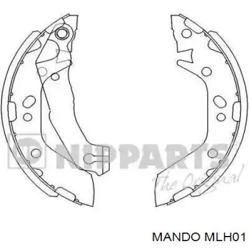 Передние тормозные колодки MLH01 Mando
