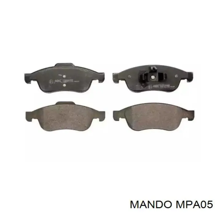 Купить MPA05 Mando Колодки тормозные