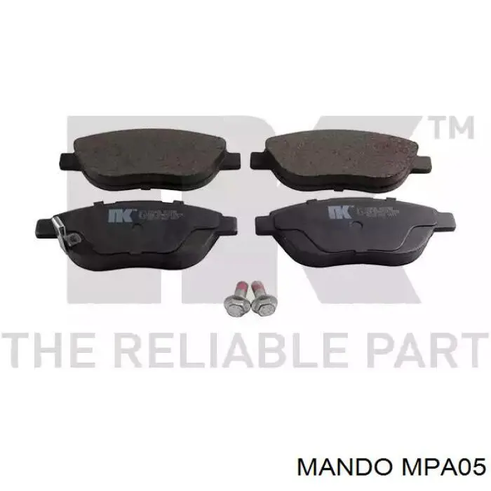 MPA05 Mando Колодки передние