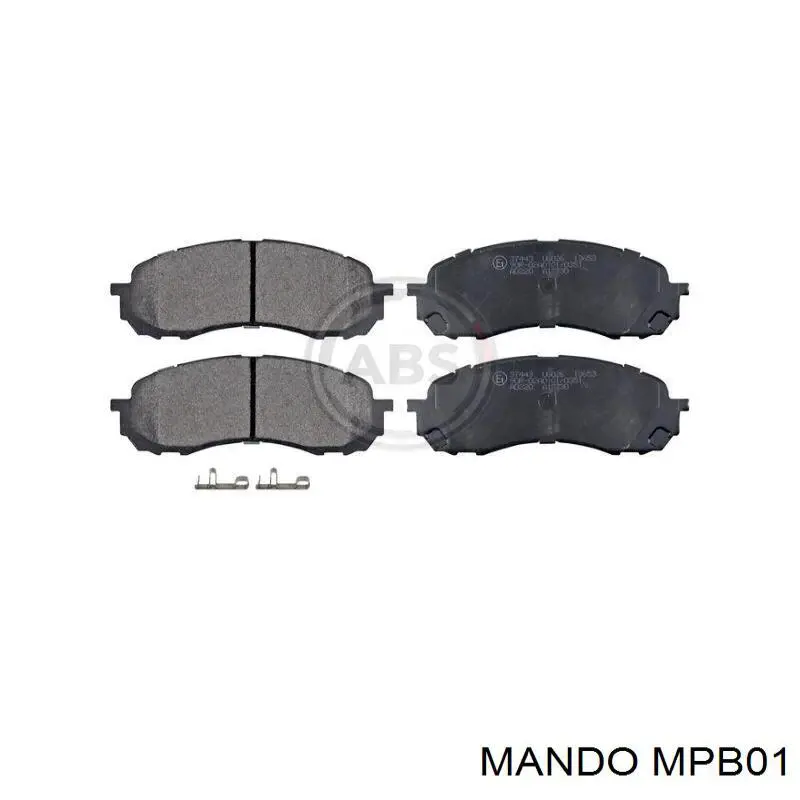 Передние тормозные колодки MPB01 Mando