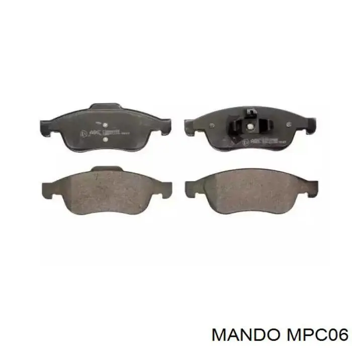 Передние тормозные колодки MPC06 Mando