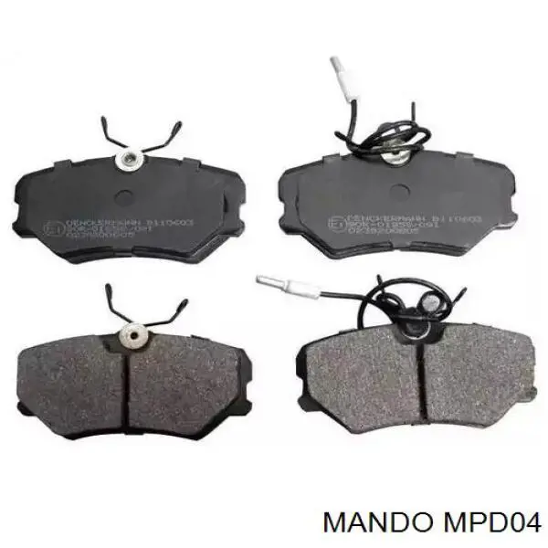 MPD04 Mando Колодки передние