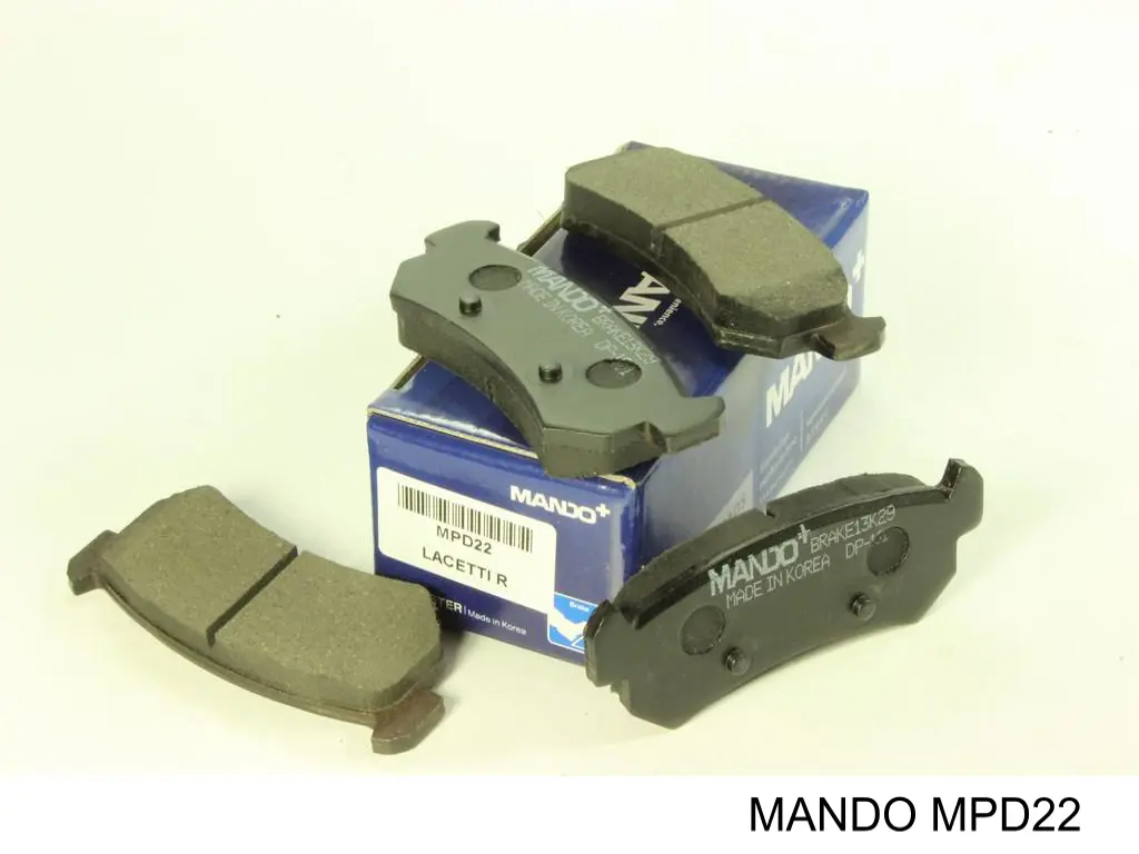 MPD22 Mando Колодки тормозные дисковые комплект