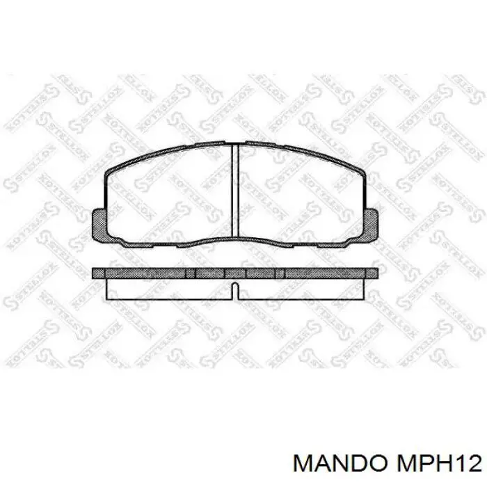 Колодки дисковые  Mando MPH12 цена, от 18.53 USD