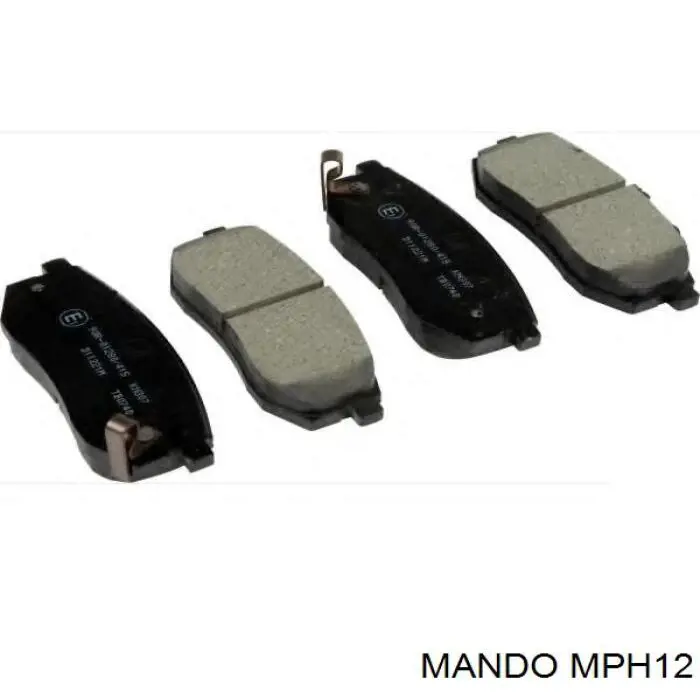 MPH-12 Mando задние тормозные колодки