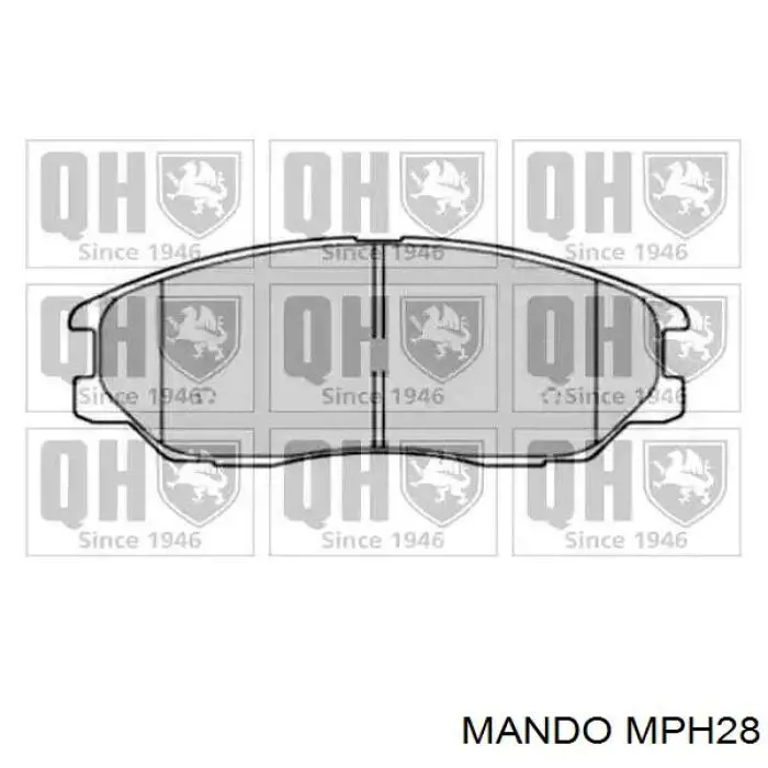 Колодки Mando MPH28 цена, от 24.35 USD