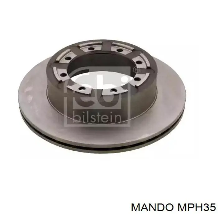 MPH35 MANDO Pastillas de freno traseras original y equivalente