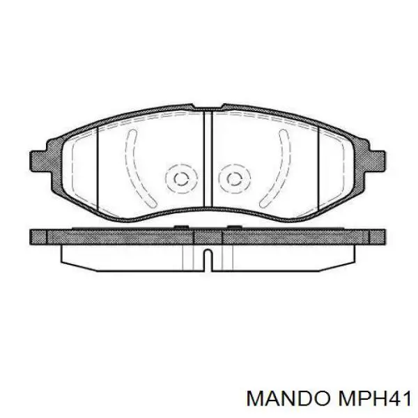 Колодки Mando MPH41 цена, от 23.30 USD